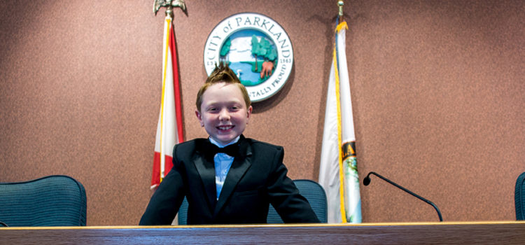 Parkland’s Mayor of the Day Proclaims “Ice Cream for Everyone”