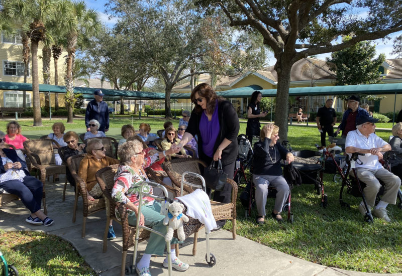 Parkland Retirement Senior Center Opens New Dog Park for Residents 6