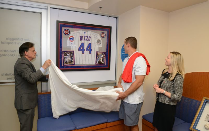 Anthony Rizzo Visits Joe DiMaggio Children’s Hospital