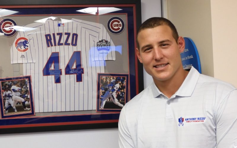 Anthony Rizzo Visits Joe DiMaggio Children’s Hospital