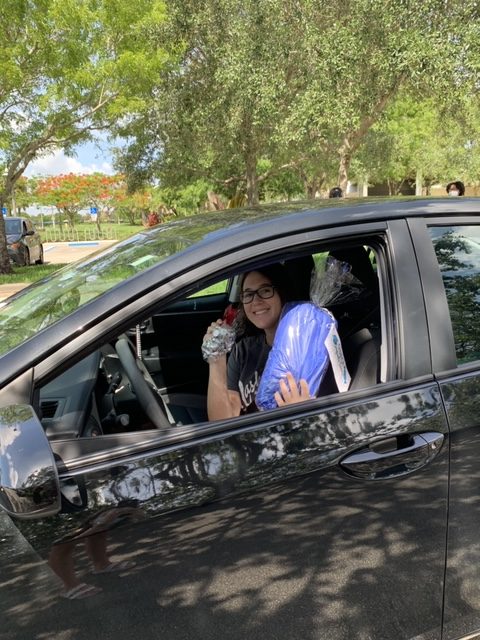 Marjory Stoneman Douglas DECA Holds a Drive-by Celebration