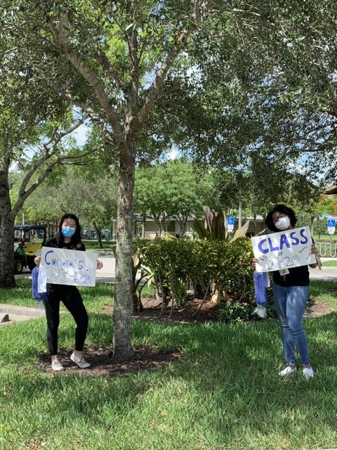 Marjory Stoneman Douglas DECA Holds a Drive-by Celebration