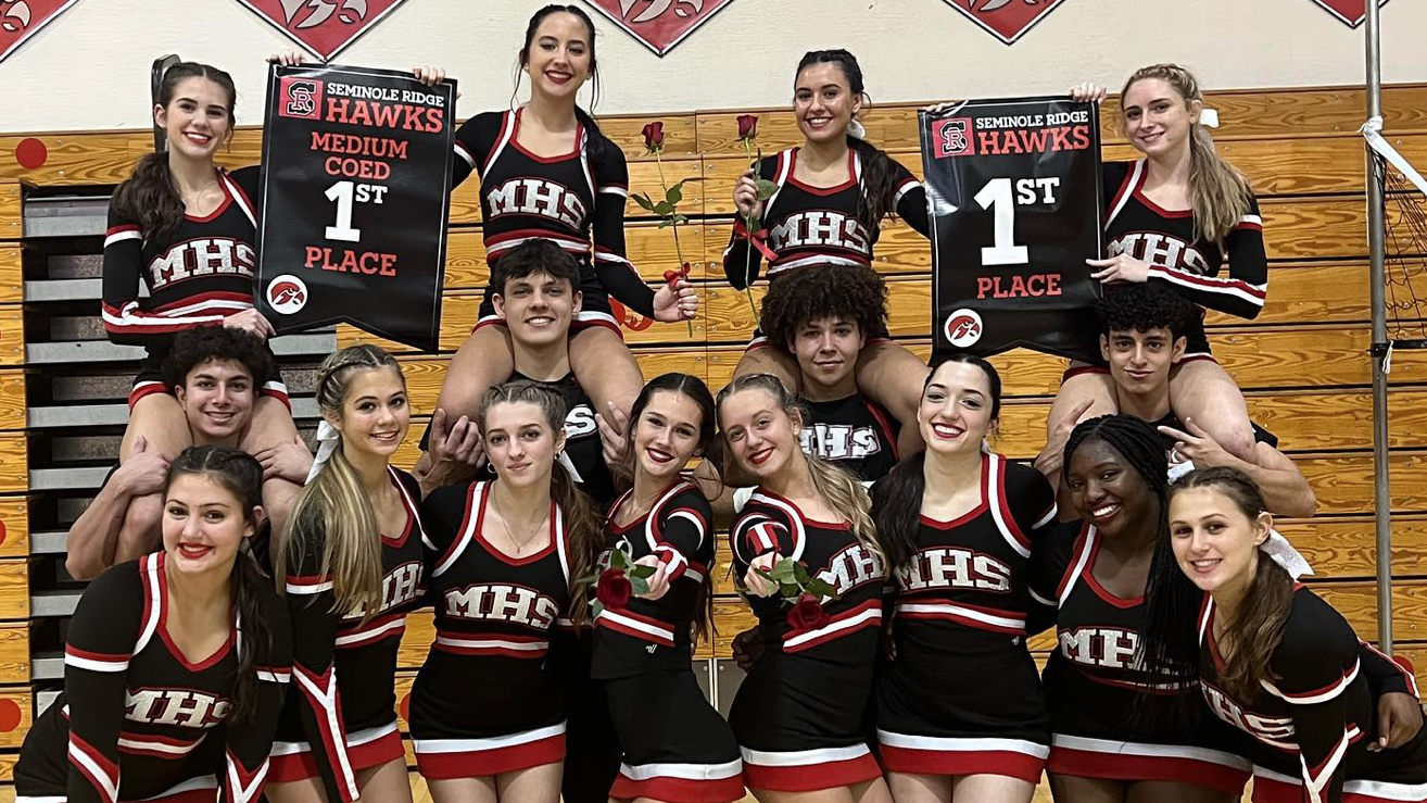 Monarch High School Cheerleading Team Wins Regionals in Medium Co-ED Division