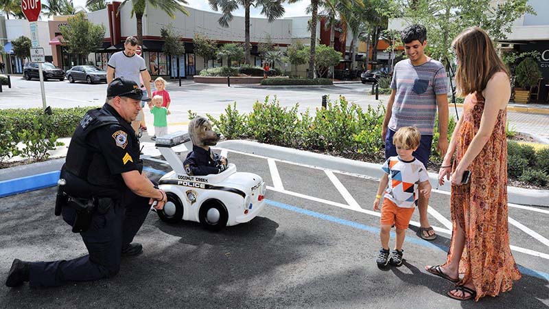 Police Pleasantries and Ponies Clop Streets of Promenade on April 8 Autism Awareness Day