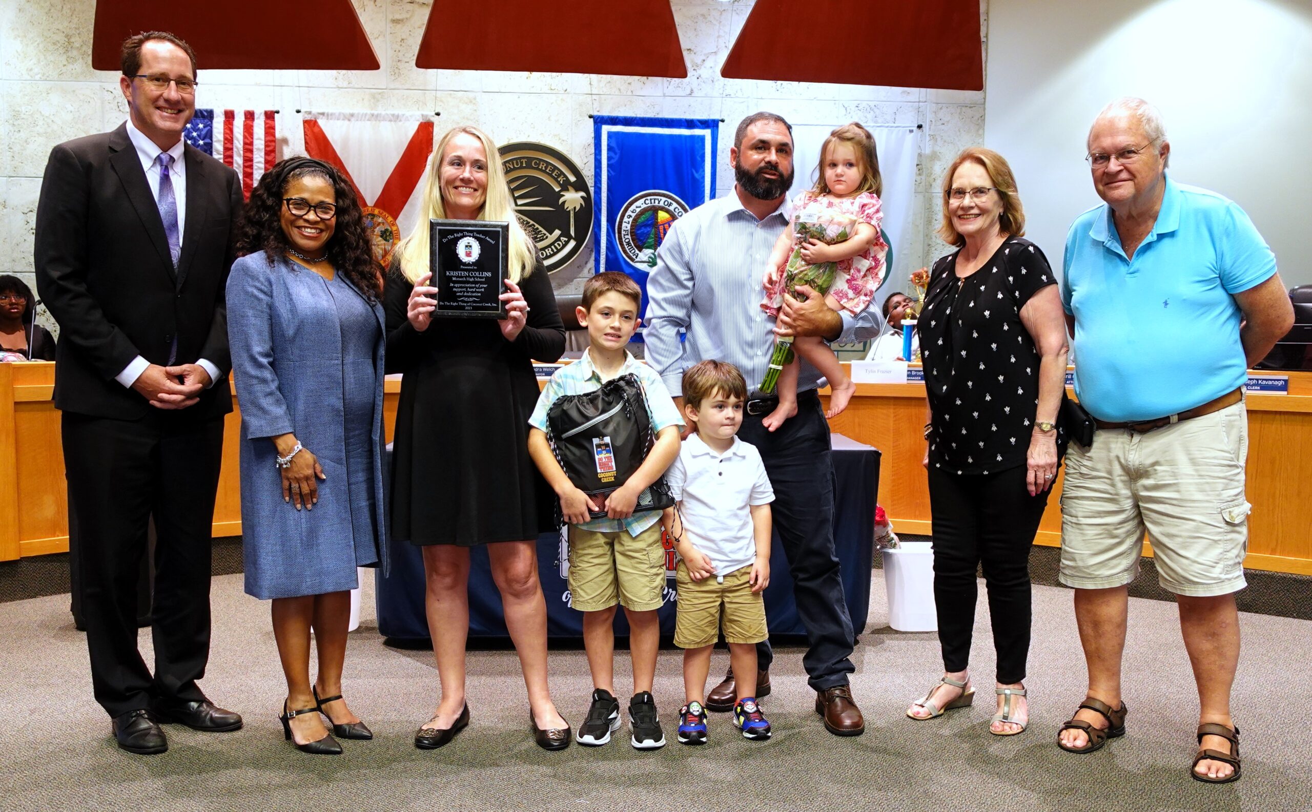 Coconut Creek Police Department Honors Do The Right Thing Award Recipients