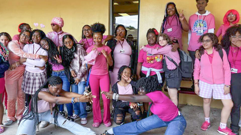 Coconut Creek High School Holds 7th Annual PINK OUT in Honor of Breast Cancer Awareness Month