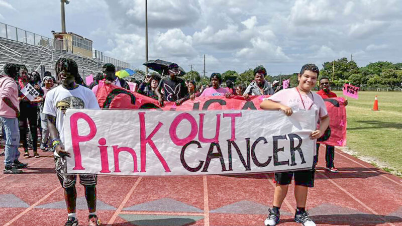 Coconut Creek High School Holds 7th Annual PINK OUT in Honor of Breast Cancer Awareness Month