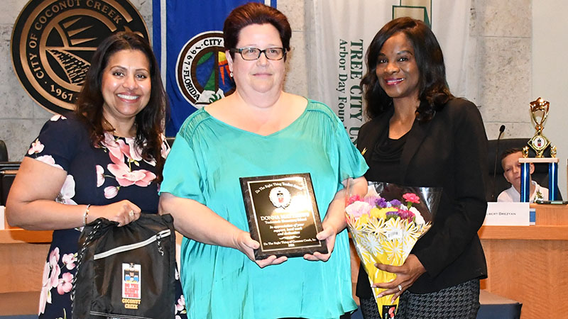 Coconut Creek Police Honor Students and Teacher for Compassionate Acts and Outstanding Achievements