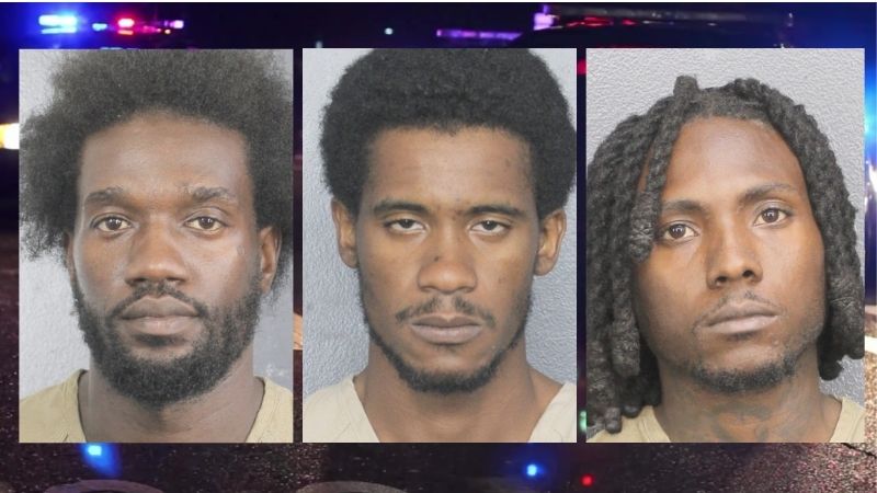 Trio of Accused Car Thieves Charged in Halloween Day Auto Theft Spree in Coconut Creek