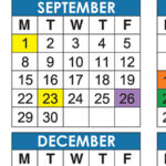 Official 2025/26 Broward County Public Schools Color Calendar
