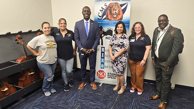 Lyons Creek Middle School Celebrates Renovated Art and Music Room
