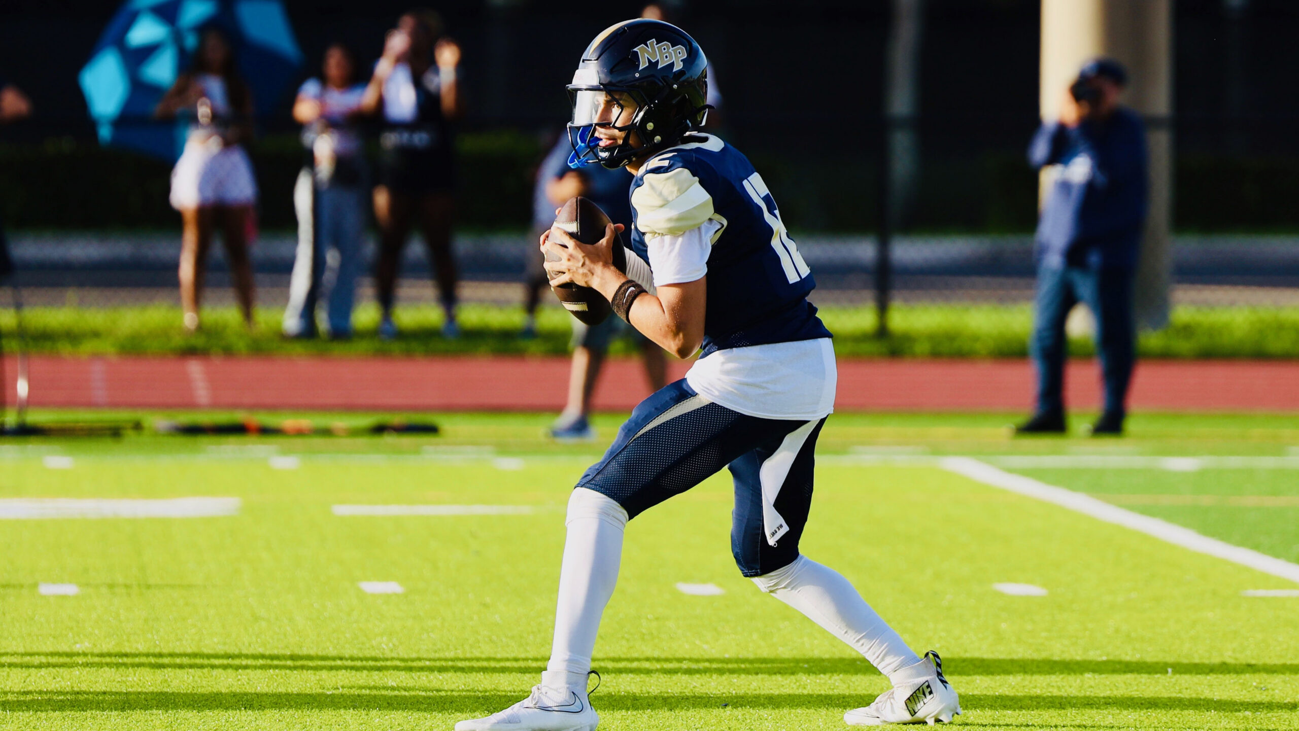 Ralph Diaz Tosses 2 Touchdowns, Runs for 2 as North Broward Prep Earns First Win Against Pembroke Pines Charter