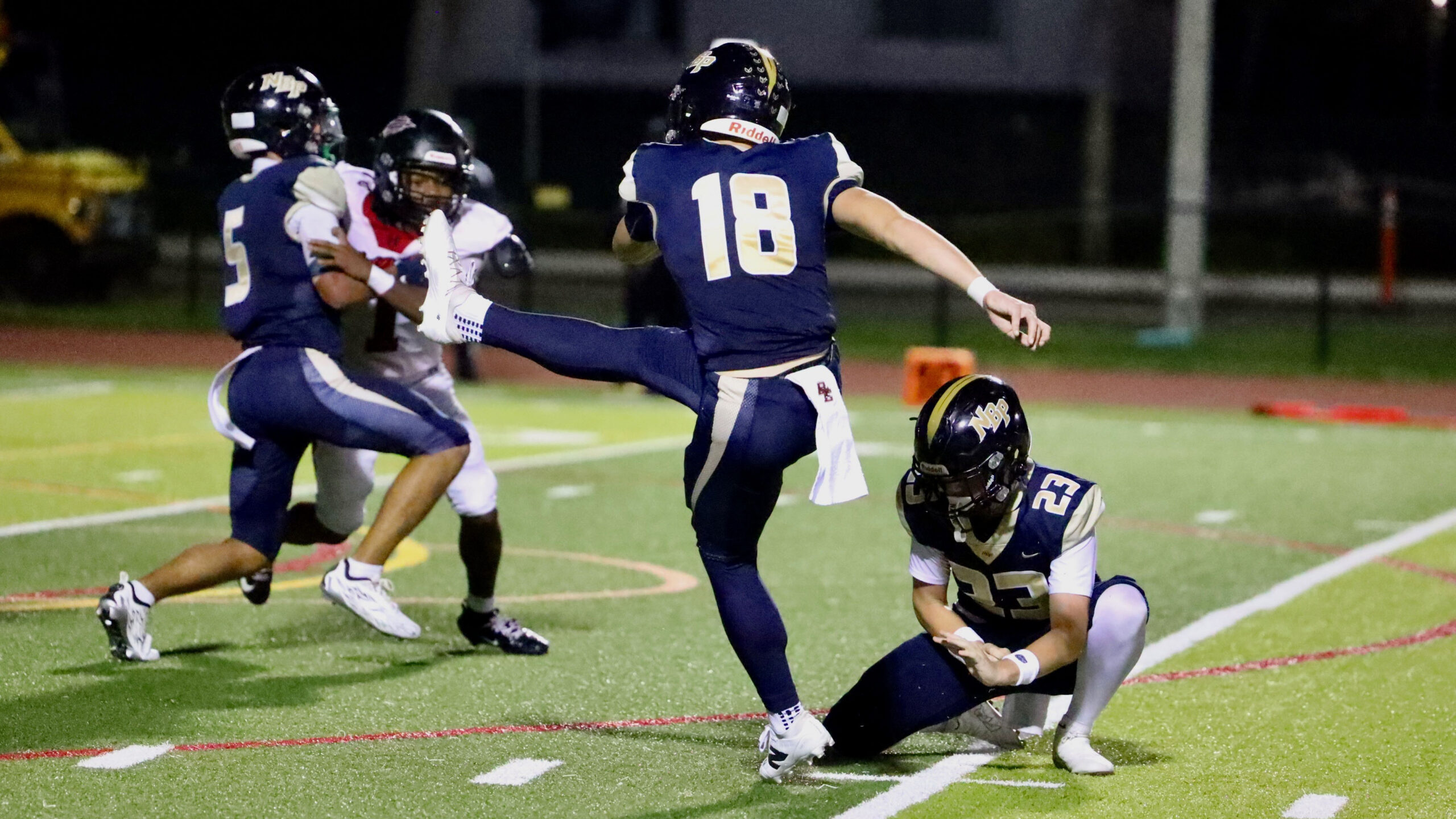 Special Teams Leads the Way in North Broward Prep’s Opening Playoff Game
