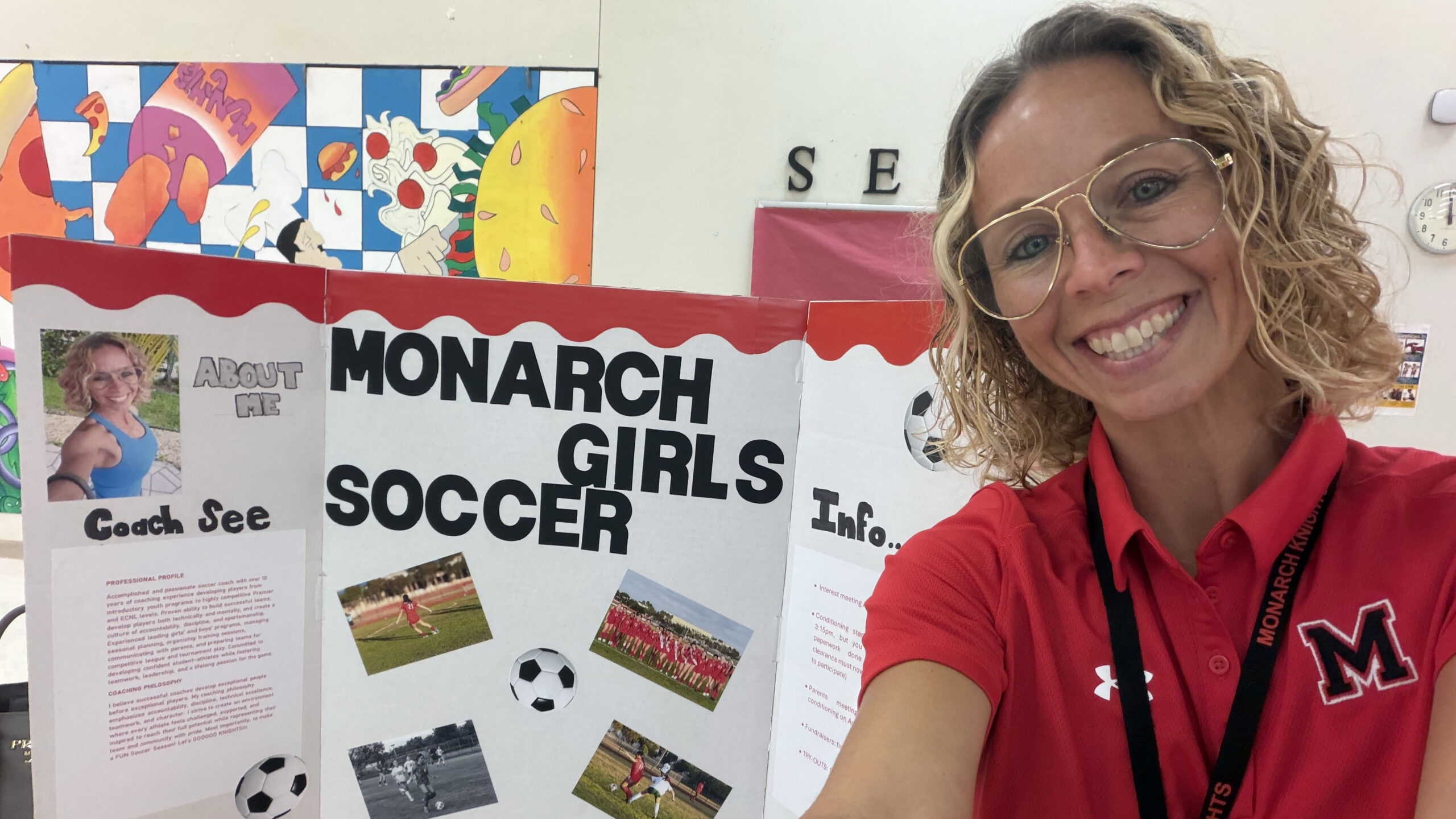 Monarch High School Girls Soccer Welcomes in Coach Chantal See